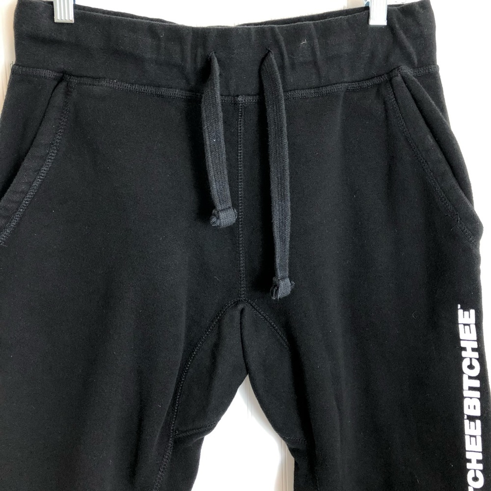 Fanjoy Bitchee black sweatpants